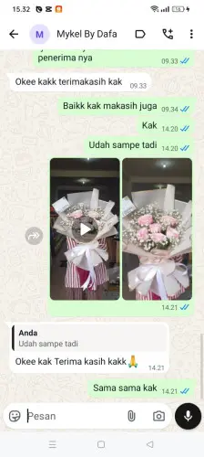Testimonial Buket Bunga margamukti
