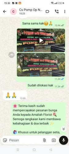 Testimonial Papan Bunga margamukti