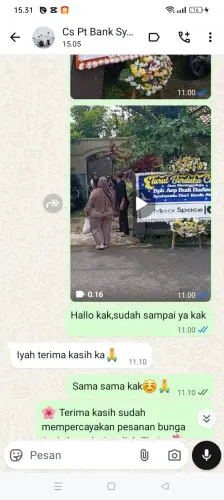 Testimonial Papan Bunga margamukti