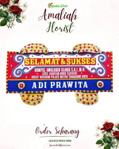 Karangan Bunga Ucapan Selamat margamukti